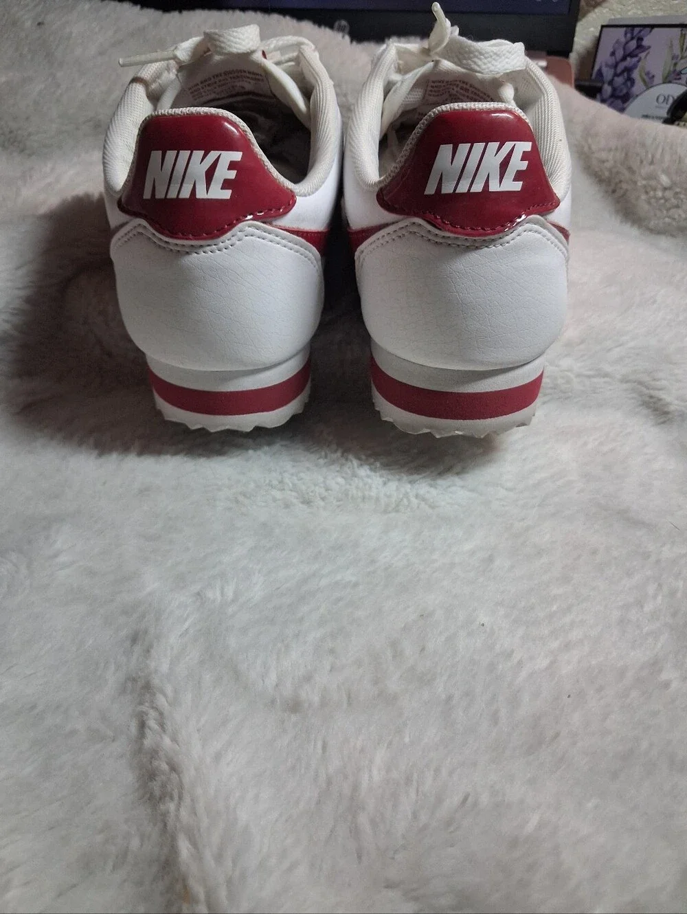 Nike Classic Cortez White with Red Swoosh